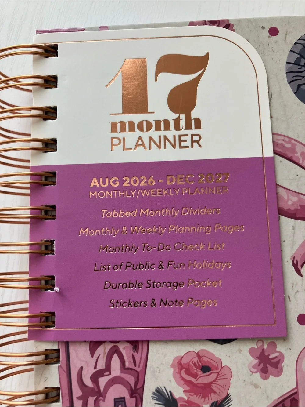 The Creative Expert 17 Month Planner -  August 2026 - December 2027 (NWT)